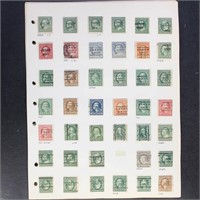 US Precancel Stamps 1900s-1910s mostly Washington-