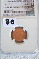 2017 S NGC GRADED PENNY COIN