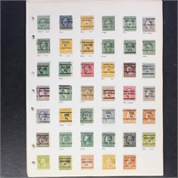 US Precancel Stamps 1900s-1910s mostly Washington-