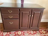 2-door 3-drawer stereo cabinet/credenza