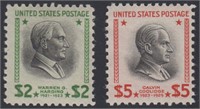 US Stamps #833-834 Mint Hinged Prexies incl fresh