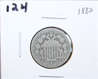 1882 SHIELD NICKEL COIN