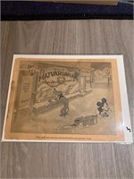 Vintage Mickey Mouse Picture Rare