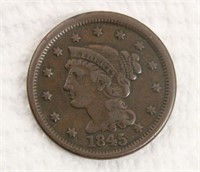 1845 LARGE U.S. PENNY COIN