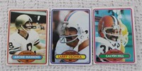 (3) 1980 TOPPS FOOTBALL CARDS