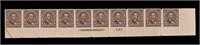 US Stamps #269 Mint NH bottom plate no. 197, impri