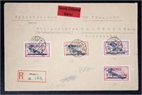 Memel Stamps 3 Covers - with Registered & Express