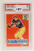 1956 TOPPS PSA GRADED #43 GARY KNAFELC CARD