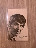 Vintage Signed George Harrison Photo