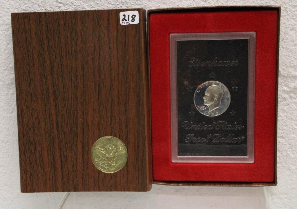 1972 U.S. MINT PROOF EISENHOWER DOLLAR COIN