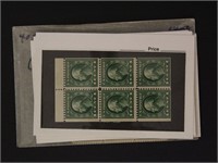 US Stamps Mint NH/LH Washington Franklin Plate Num