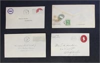 US EFO Stamps Used Postal Stationery Entires with