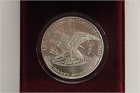 ONE TROY OUNCE SILVER MEDALLION IN CASE