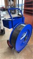 ULINE STRAPPING/BANDING CART W/ TOOLS