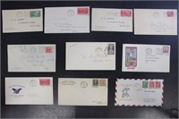 US Stamps 8 First Day Covers from the 1920s plus 1