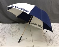 Large Golf Rain Umbrella Blue & White