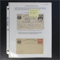 Peru Postal Cards 1884-1910 Mint & Used group on e