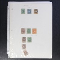 Peru Revenue Stamps 1860s-1880s Collection Mint &