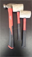 MILWAUKEE 21 OZ. HAMMER AND 2 MALLETS