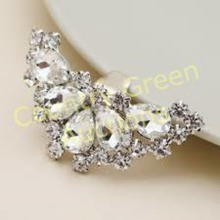 Elegant Rhinestone Shoe Clips for Women