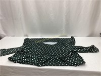 XL Green dress with white polka dots