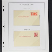 US Stamps Airmail Postal Cards 1958-2001 Mint Coll