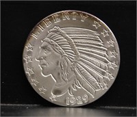 ONE TROY OUNCE SILVER ROUND COIN