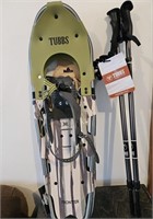 Tubbs Snowshoes and Poles
