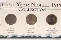 THREE PIECE LAST YEAR NICKEL TYPE COLLECTION