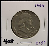 1954 FRANKLIN HALF DOLLAR COIN