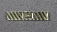 Vintage 14K Gold Tie Bar, 12 grams