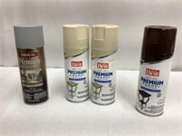 4 Cans, 3 colors, Enamel SprayPaint