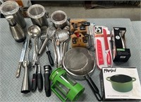 11 - UTENSILS, CANISTER SET, KNIFE BLOCK, MORE