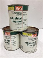 3 - 29.5 oz. can of Industrial Enamel Paint