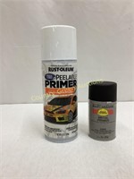 2 cans of Spray Paint Primer, different kinds