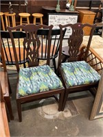 Pair of Antique Chairs New Upholstery