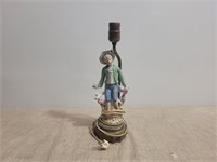 Vintage Bisque Figurine Lamp