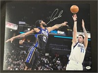 Mavericks Luka Doncic Signed 11x14 with COA