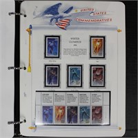 US Stamps 1992-1994 Mint NH Commemoratives in Whit