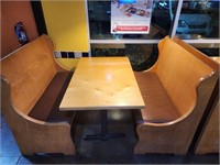 Two Single Booths with Table