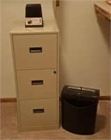 File Cabinet & Paper Shredder