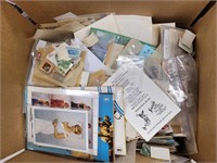 Worldwide Stamps in Bankers box, packed with thous