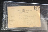 British Empire Stamps Lightly-Struck "Field Post