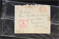 British Empire Stamps "London Official Paid 5 SP