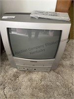 Sylvania 13” tv with built in DVD player . Tested