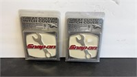 TWO SNAP-ON HITCH COVERS