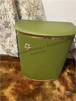 Clothes Hamper and small rolling table
