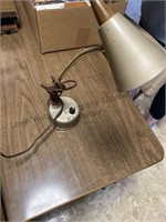 Desk lamp and paper shredder