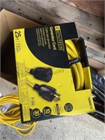 Generator cord, extension cord and water hose