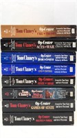 Tom Clancy Paperback Books Lot Assorted See Pic